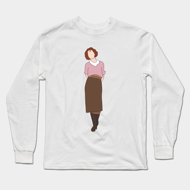 claire Long Sleeve T-Shirt by aluap1006